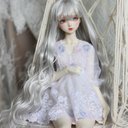 BJD 1/3 1/4  1/6人形 ドール用ウィッグ カツラ 耐熱 ハンドメイドzxww-46