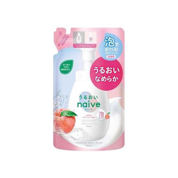 クラシエ ナイーブ 泡で出てくるボディソープうるおい 詰替480mL FC140MS