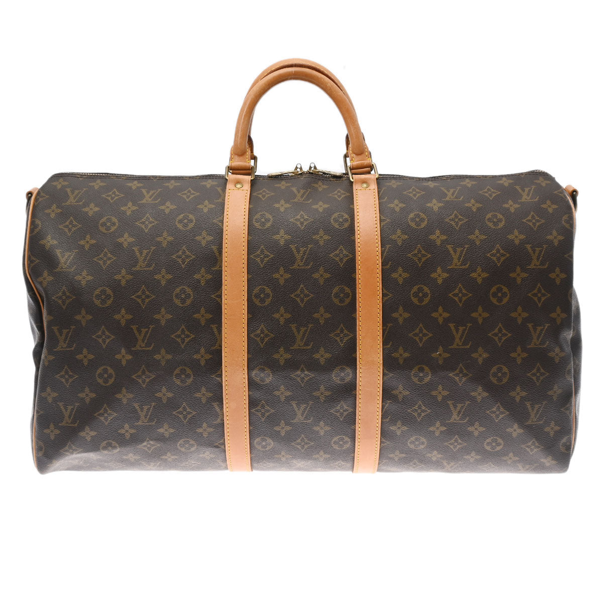 LOUIS VUITTON ルイヴィトン モノグラム キーポルバンドリエール 55 ブラウン M41414 レディース モノグラムキャンバス ボストンバッグ Bランク 中古 