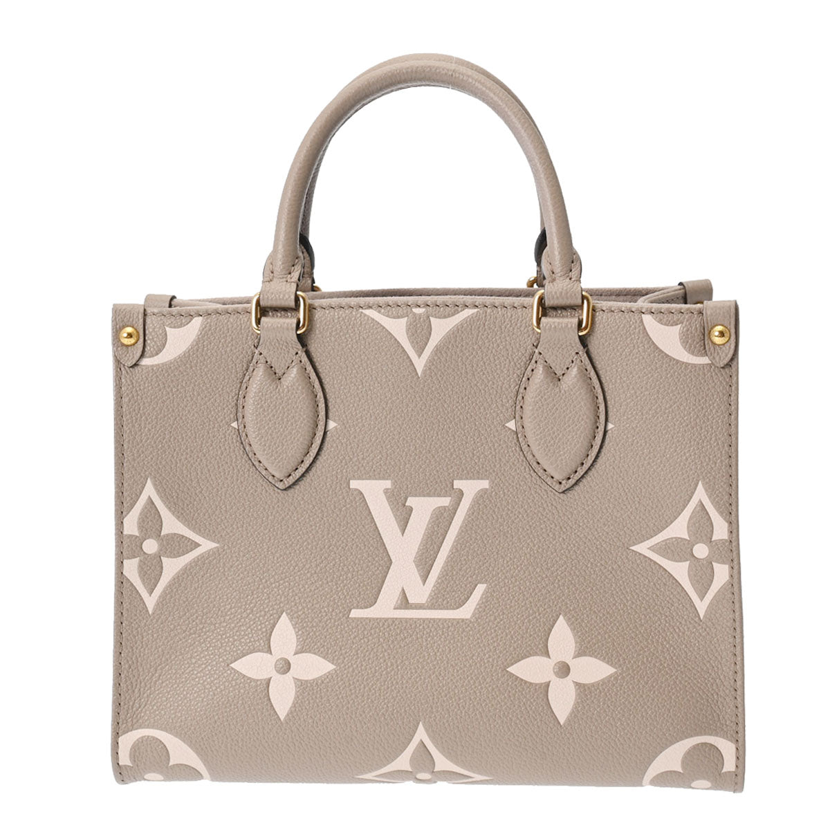 LOUIS VUITTON ルイヴィトン モノグラムアンプラント オンザゴー PM 2WAY  トゥルトレール/クレーム M45779 レディース レザー ハンドバッグ Aランク 中古 