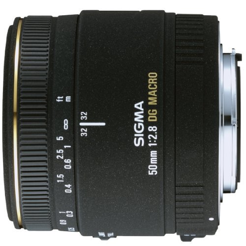 SIGMA 単焦点マクロレンズ MACRO 50mm F2.8 EX DG キヤノン用 フルサイズ対応【中古品】