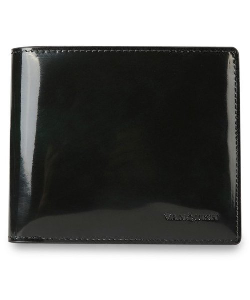 ヴァンキッシュ VANQUISH 二つ折り財布 メンズ 本革 WALLET グレー ネイビー ブラウン ワイン グリーン VQM－43170