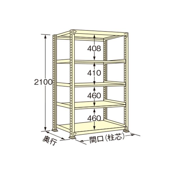 扶桑金属工業 【車上渡し】 中量ラック WM2112K