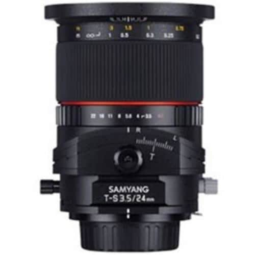 SAMYANG 交換レンズ T-S 24mm F3.5 ED AS UMC TILT-SHIFT フルサイズ対応【キヤノンEFマウント】