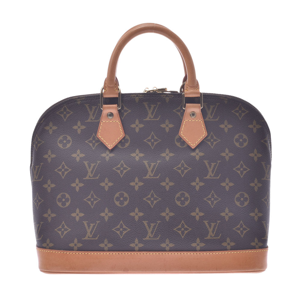 LOUIS VUITTON ルイヴィトン モノグラム アルマ ブラウン M51130 レディース モノグラムキャンバス ハンドバッグ Bランク 中古 