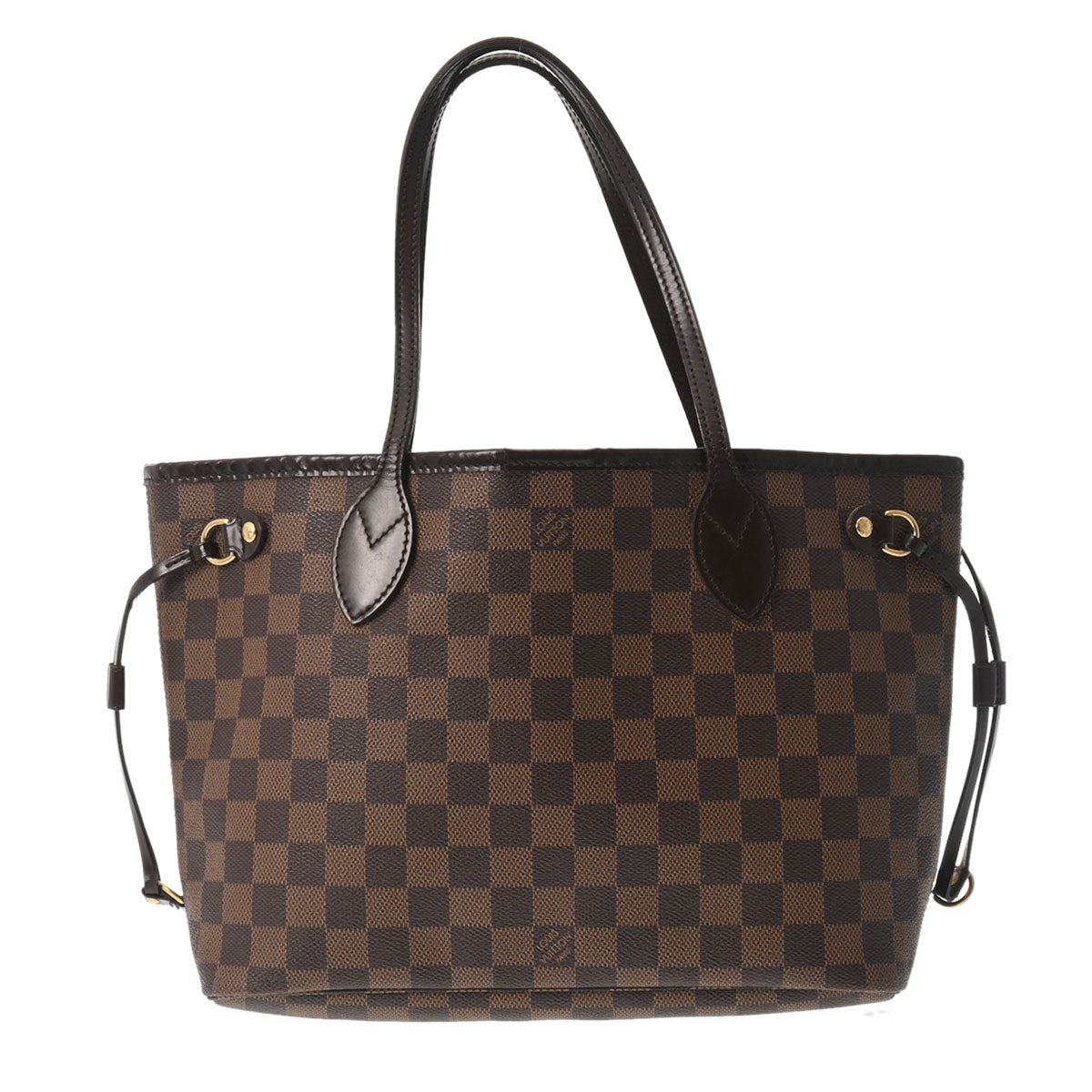 LOUIS VUITTON ルイヴィトン ダミエ ネヴァーフル PM ブラウン N51109 レディース ダミエキャンバス ハンドバッグ Bランク 中古 