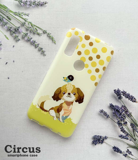 AQUOS XPERIA Galaxy Pixel 全機種対応 スマホケース Fairy dog glife-190