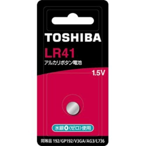 東芝 アルカリボタン電池 LR41B