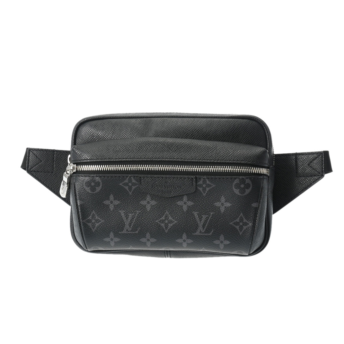 LOUIS VUITTON ルイヴィトン タイガラマ バムバッグ アウトドア ノワール M30245 メンズ モノグラムキャンバス/レザー ボディバッグ Aランク 中古 