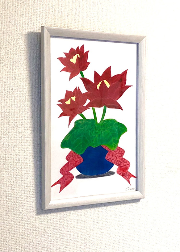 〜蓮の花〜  原画(額付き）