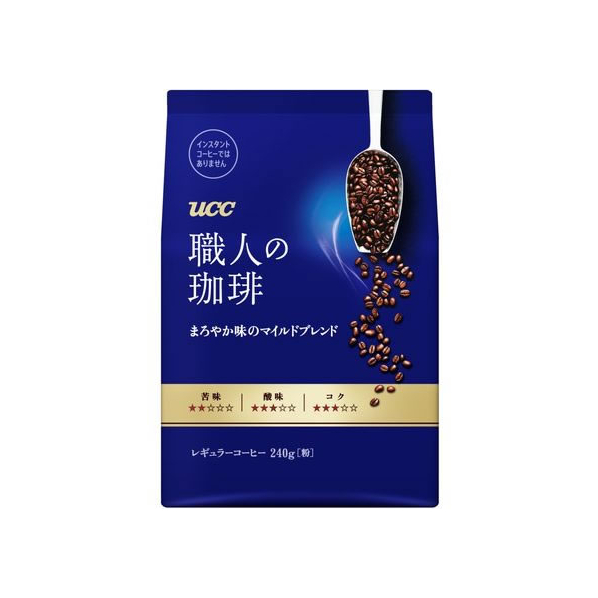 UCC 職人の珈琲 まろやか味のマイルドブレンド 240g FCU1861