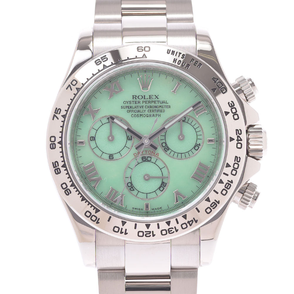 ROLEX ロレックス コスモグラフ デイトナ 116509 メンズ WG 腕時計 自動巻き クリソプレーズ文字盤 Aランク 中古 