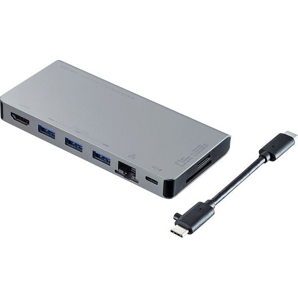 サンワサプライ USB Type-C ドッキングハブ USB-3TCH1