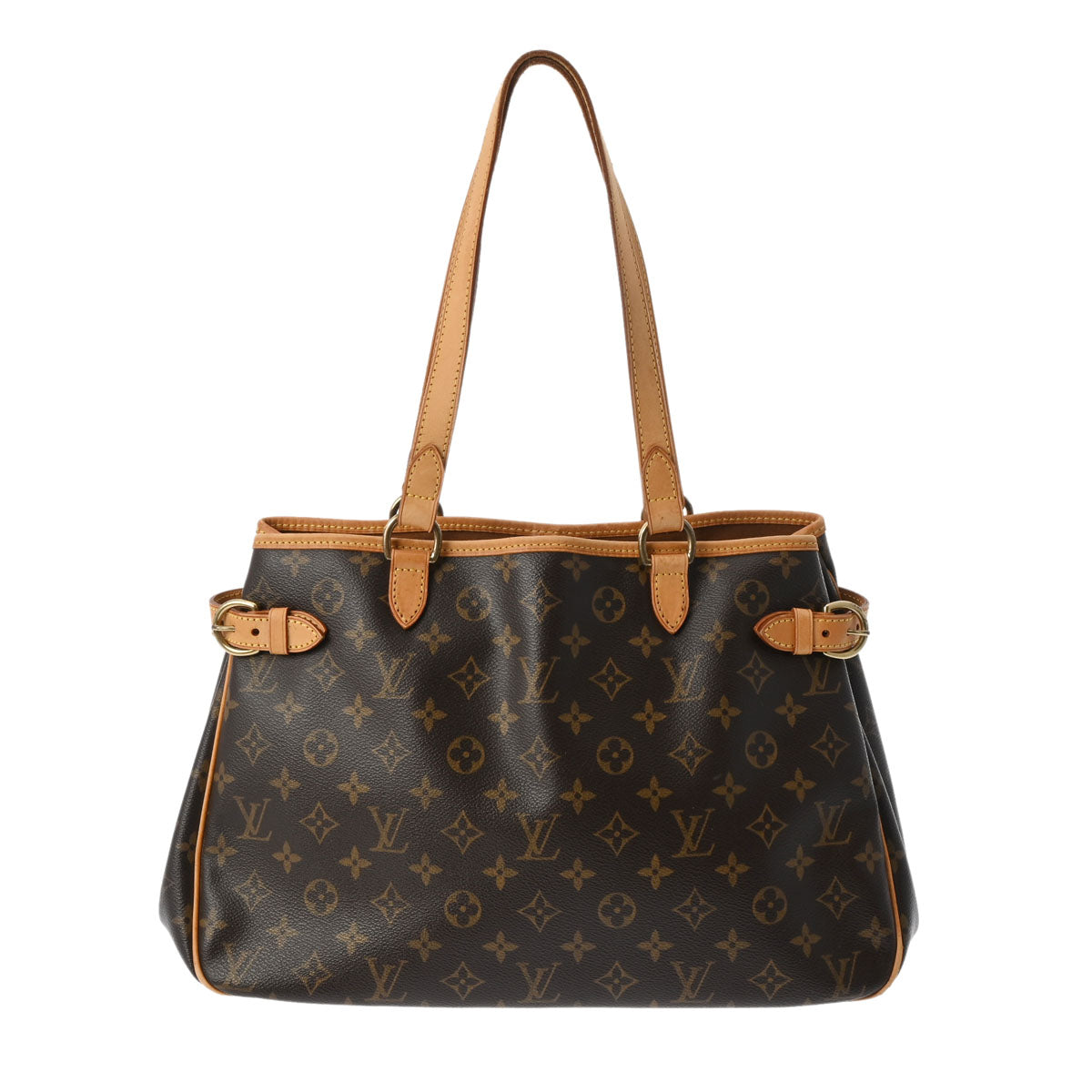 LOUIS VUITTON ルイヴィトン モノグラム バティニョール オリゾンタル ブラウン M51154 レディース モノグラムキャンバス トートバッグ Bランク 中古 