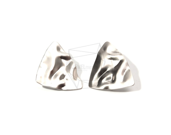 ERG-754-MR【2個入り】トライアングルピアス,Triangle Post Earring/22mm X 25mm