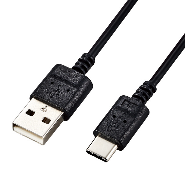 エレコム 極細USB Type-Cケーブル(2．0m) ブラック MPA-ACX20BK2