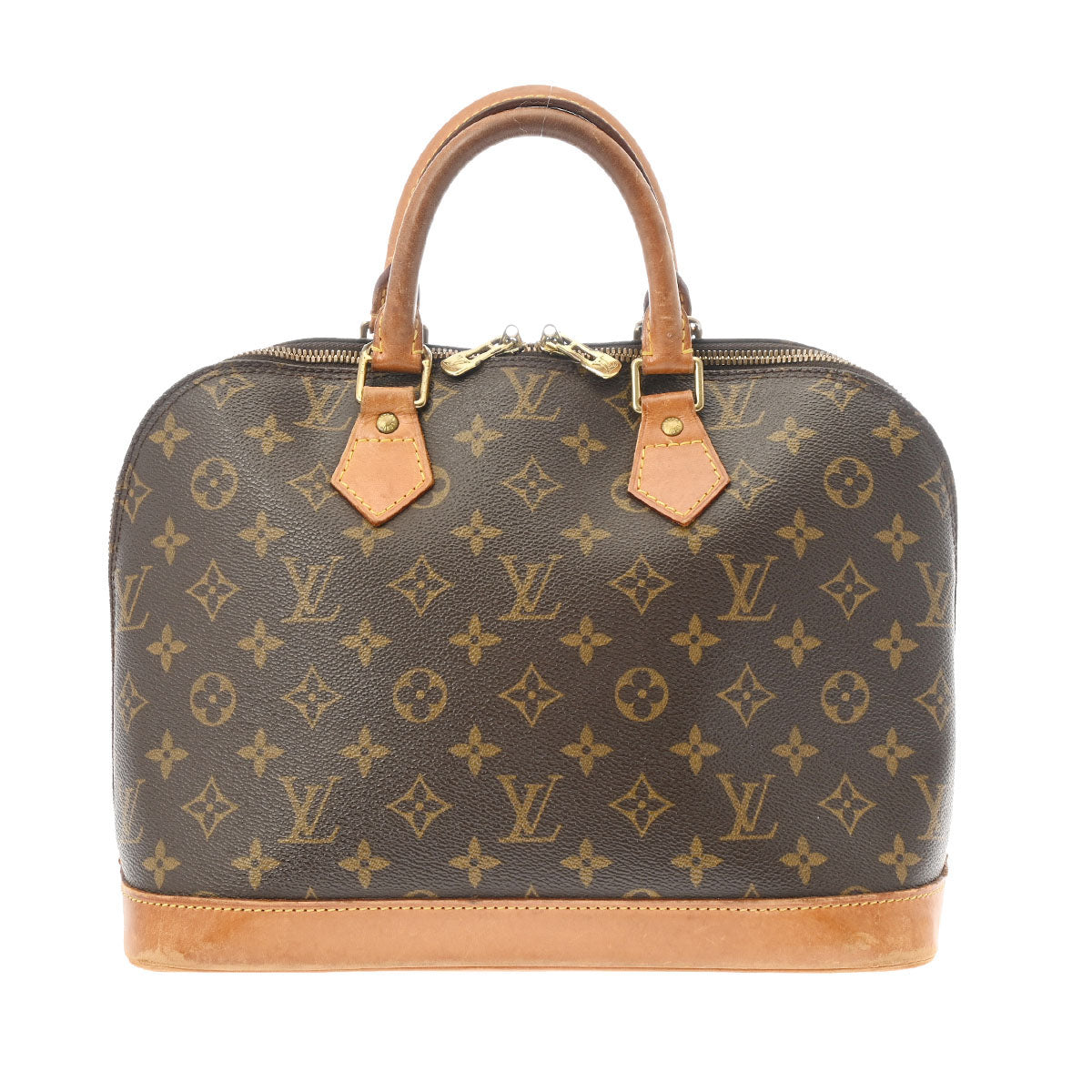 LOUIS VUITTON ルイヴィトン モノグラム アルマ ブラウン M51130 レディース モノグラムキャンバス ハンドバッグ Bランク 中古 