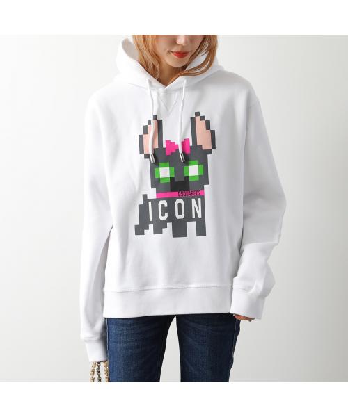 ディースクエアード/DSQUARED2 パーカー ICON HILDE COOL HOODIE S･･･