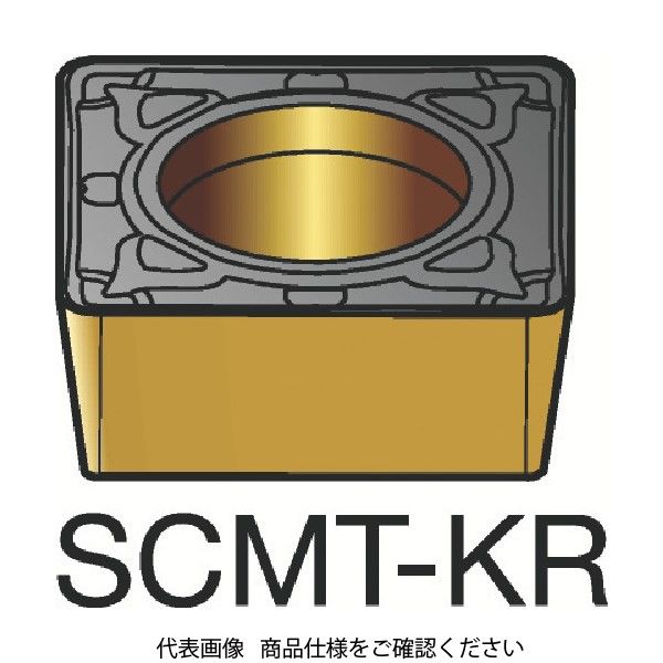 サンドビック コロターン107 旋削用ポジ・チップ SCMT 09 T3 08-KR H13A 615-0276（直送品）