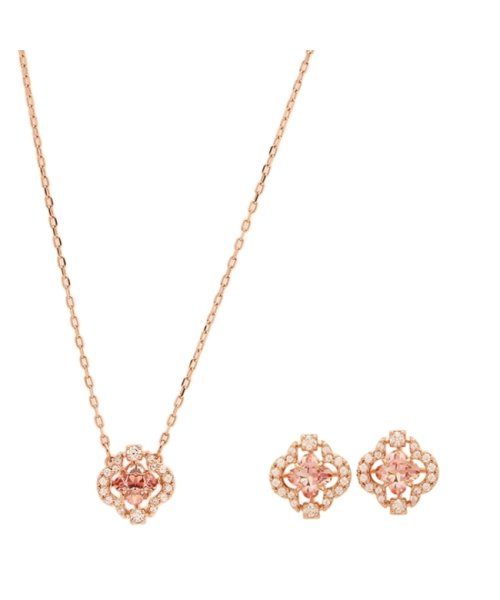 スワロフスキー ネックレス アクセサリー SWAROVSKI 5516488 SPARKLING DANCE CLOVER ピアス セット レディース ペンダン