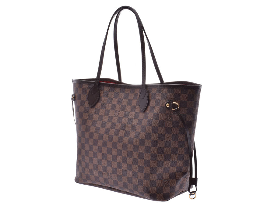 ルイヴィトン ダミエ ネヴァーフルMM ブラウン N51105 レディース トートバッグ Aランク 美品 LOUIS VUITTON 中古 