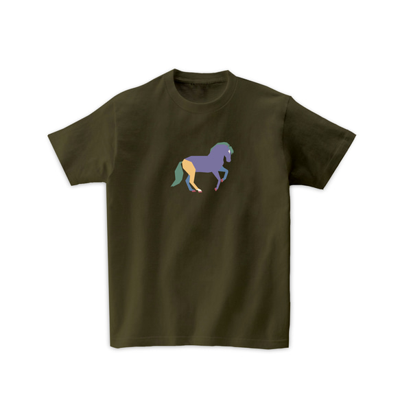 乗馬Tシャツ-馬