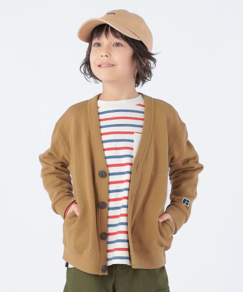 【SHIPS KIDS別注】RUSSELL ATHLETIC:100～160cm / カーディガン