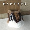 名入れできる☆毛糸ぽんぽんのリス