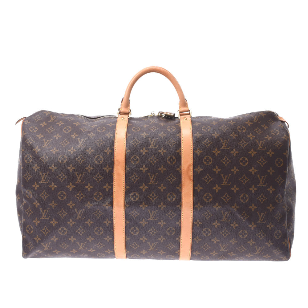 LOUIS VUITTON ルイヴィトン モノグラム キーポル 60 ブラウン M41422 ユニセックス モノグラムキャンバス ボストンバッグ Bランク 中古 