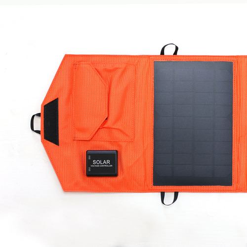 エアージェイ AJ-NSOLAR14W OR スマホ2時間でフル充電可能 ソーラー充電器１4W型オレンジ