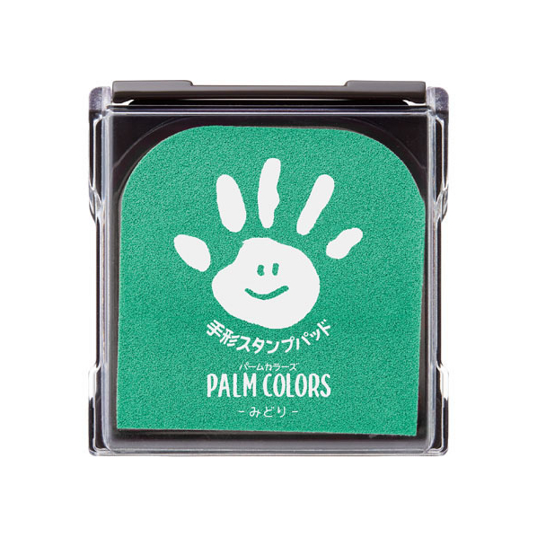 シヤチハタ 手形スタンプパッド PALM COLORS みどり FC36369-HPS-A/H-G