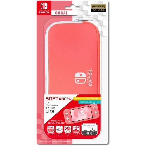 アイレックス ILXSL324 Switch Lite ソフトポーチ コーラル Switch Lite