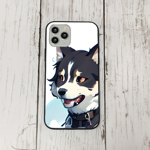 iphoneケース1-5-7 iphone 強化ガラス 犬・いぬ・ワンちゃん 箱9 かわいい アイフォン iface