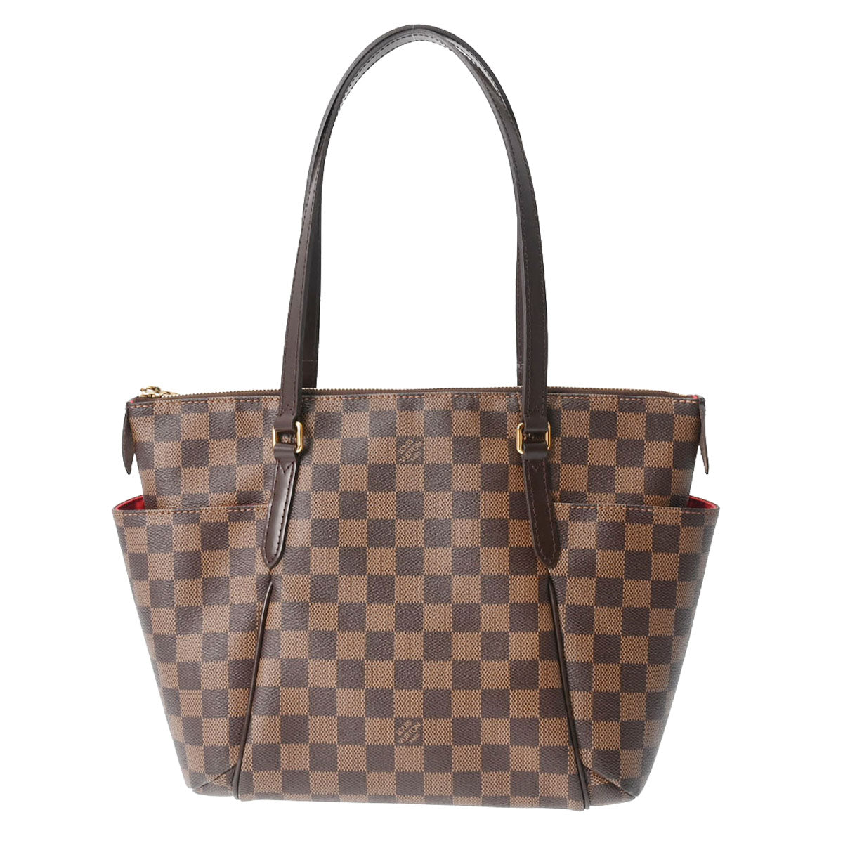 LOUIS VUITTON ルイヴィトン ダミエ トータリー PM ブラウン N41282 レディース ダミエキャンバス トートバッグ 新同 中古 