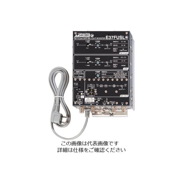 日本アンテナ CS・BS/UHF/VーLow・FMブースター 37dB型 E37FUSL 1個 167-2644（直送品）