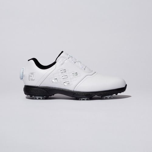 アクシネットジャパン 98650 W055 ゴルフシューズ WOECOMFORT BOA FOOTJOY ホワイト/シルバー サイズ22.5