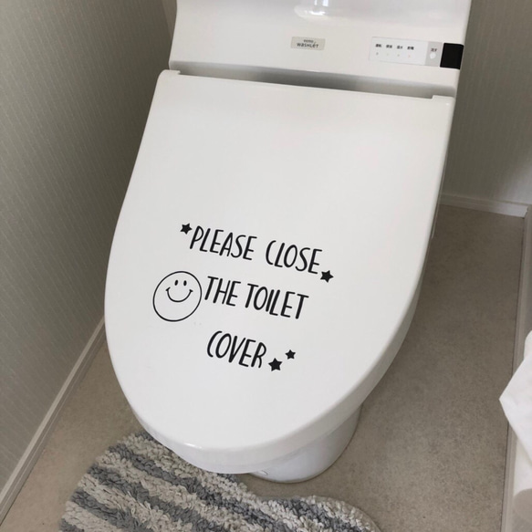 2.Toilet sticker