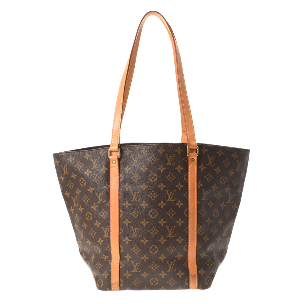 LOUIS VUITTON ルイヴィトン モノグラム サックショッピング ブラウン M51108 ユニセックス モノグラムキャンバス トートバッグ Bランク 中古 