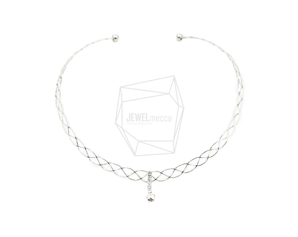 PDT-2555-R【1個入り】チョーカーのネックレス,Round Choker Collar Necklace