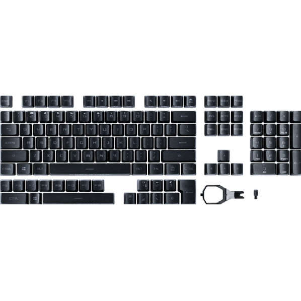 ASUS ASUSゲーミングキーボード用キーキャップ ROG PBT Doubleshot Keycap Set for ROG RX Switches ROGRXPBTKEYCAPSET