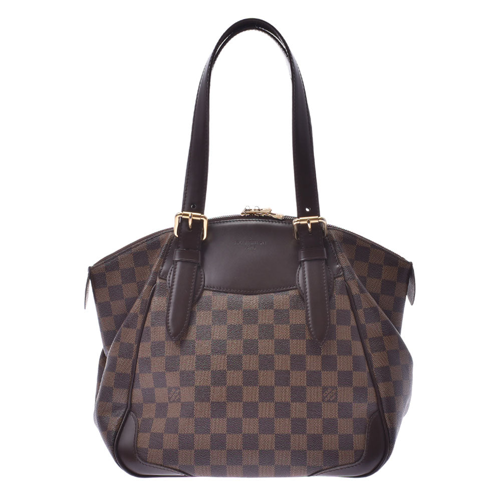 LOUIS VUITTON ルイヴィトン ダミエ ヴェローナMM ブラウン N41118 レディース ショルダーバッグ ABランク 中古 