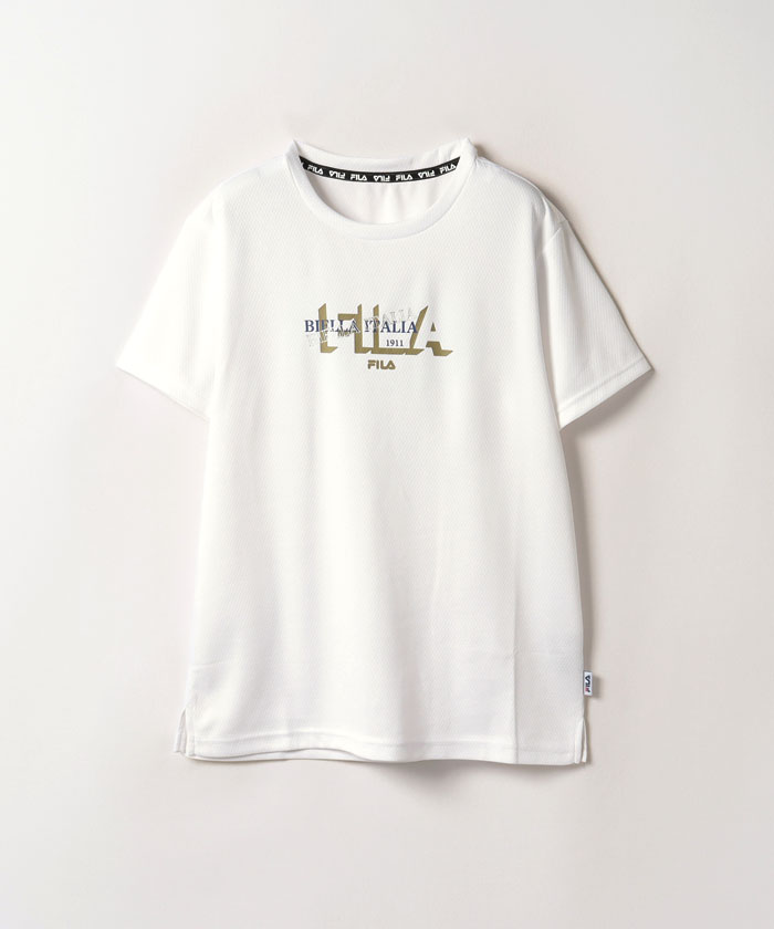 フィラ/【ラン】保湿冷感 グラフィック Tシャツ レディース