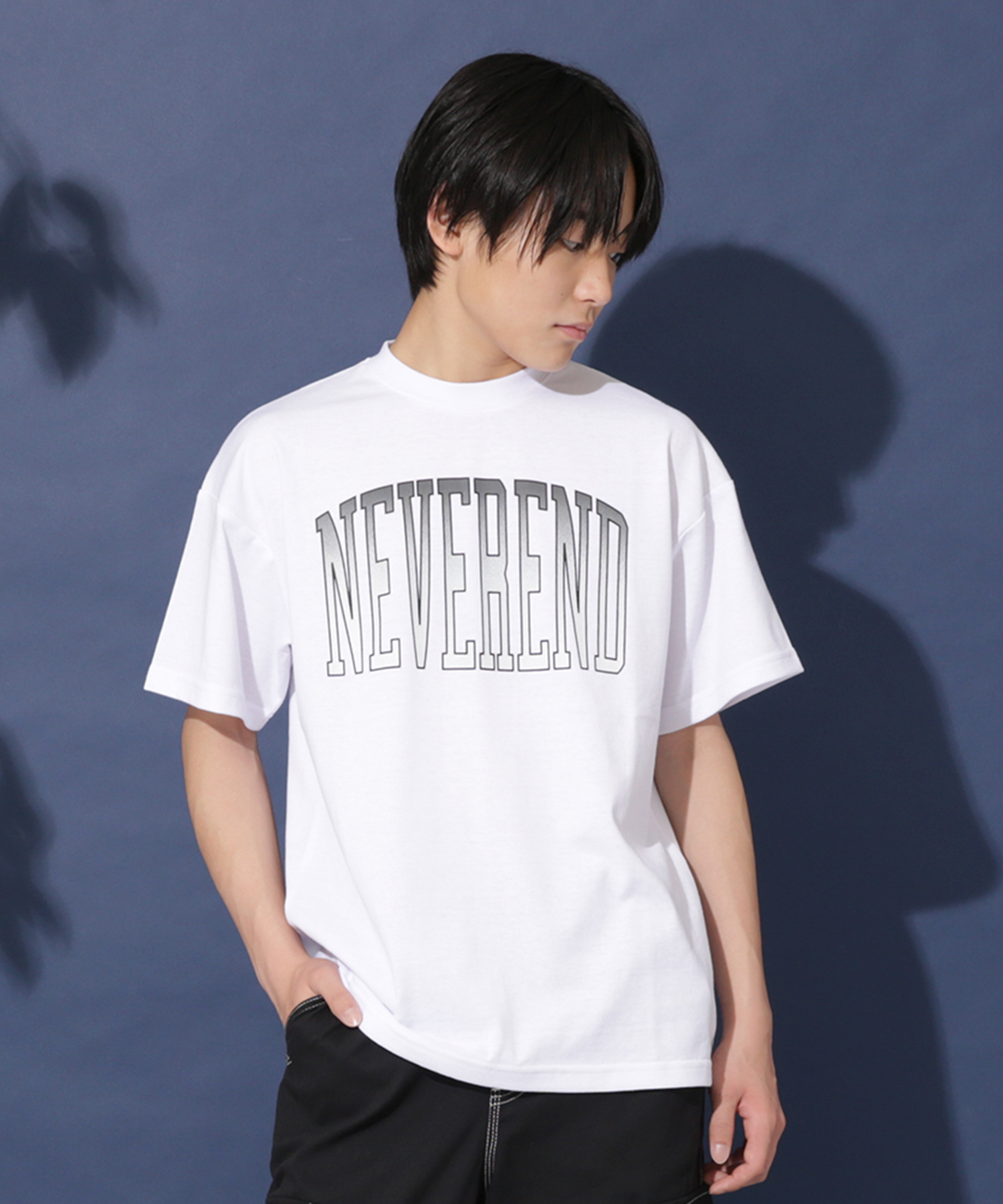 グラソス/【防虫加工】フロントグラデーションカレッジロゴ半袖Tシャツ