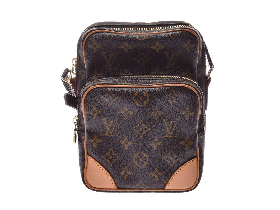 ルイヴィトン モノグラム アマゾン ブラウン M45236 レディース 本革 ショルダーバッグ Bランク LOUIS VUITTON 中古 