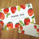 赤いちごのTHANK YOUカード