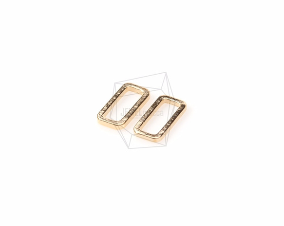 PDT-777-G【10個入り】レクタングルアウトラインペンダント,Rectangle Outline Pendant