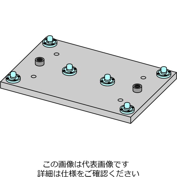 ナベヤ（NABEYA） Qロック内蔵プレート本体（ネジ式） MCQ