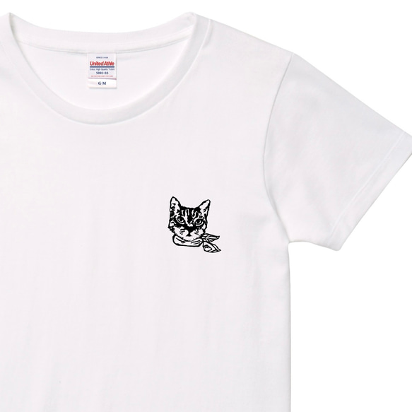 【キジトラスーパーヒーロー】Tシャツ 猫柄 ホワイト 夏 キジトラ 7サイズ 猫 プレゼント 記念日 猫好き