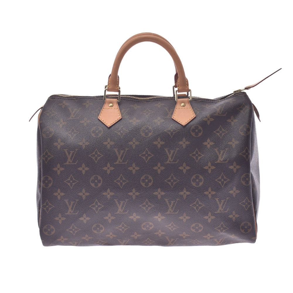 LOUIS VUITTON ルイヴィトン モノグラム スピーディ35 ブラウン M41107 ユニセックス モノグラムキャンバス ハンドバッグ Aランク 中古 