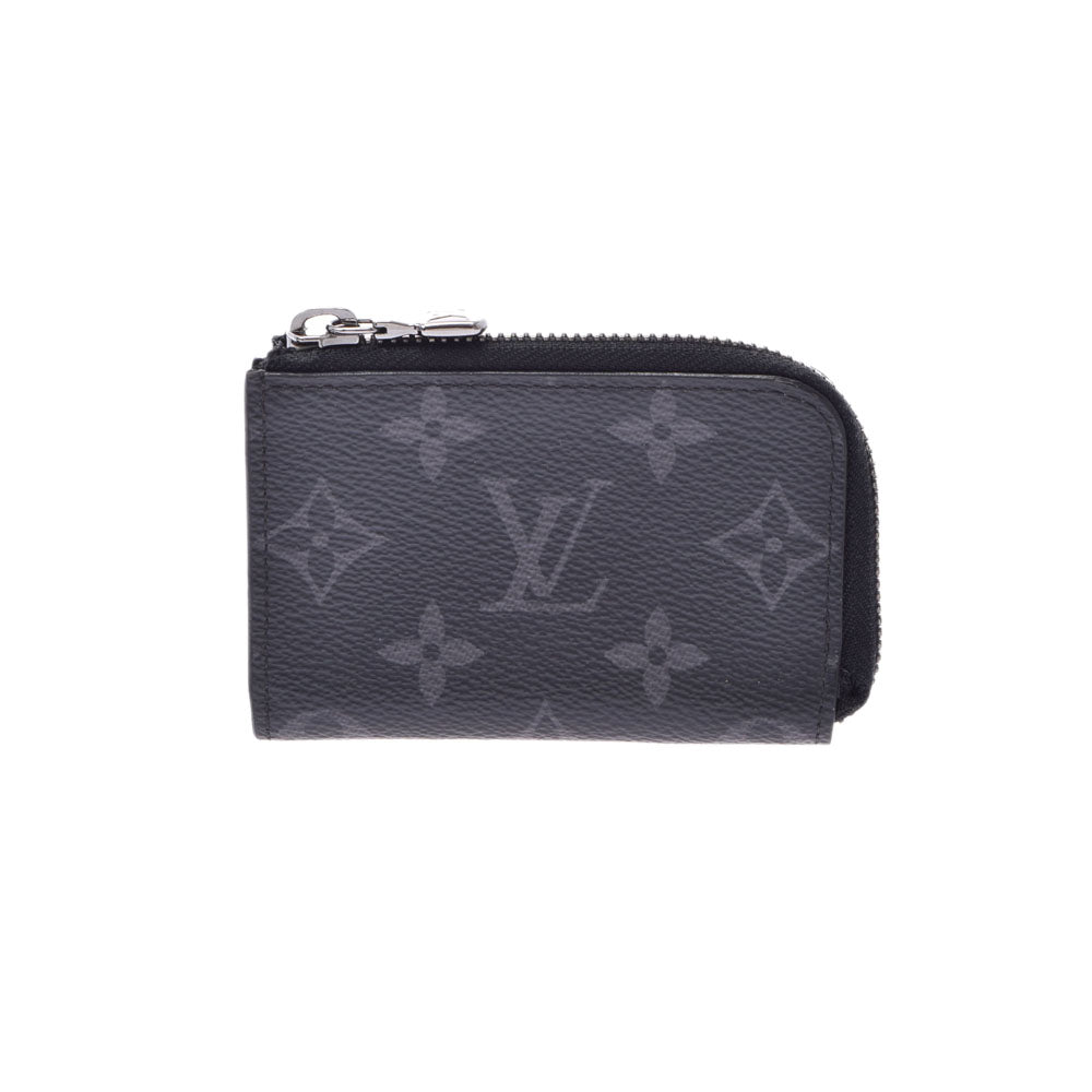 LOUIS VUITTON ルイヴィトン モノグラム エクリプス ポルトモネジュール 黒/グレー M63536 メンズ モノグラムキャンバス コインケース ABランク 中古 